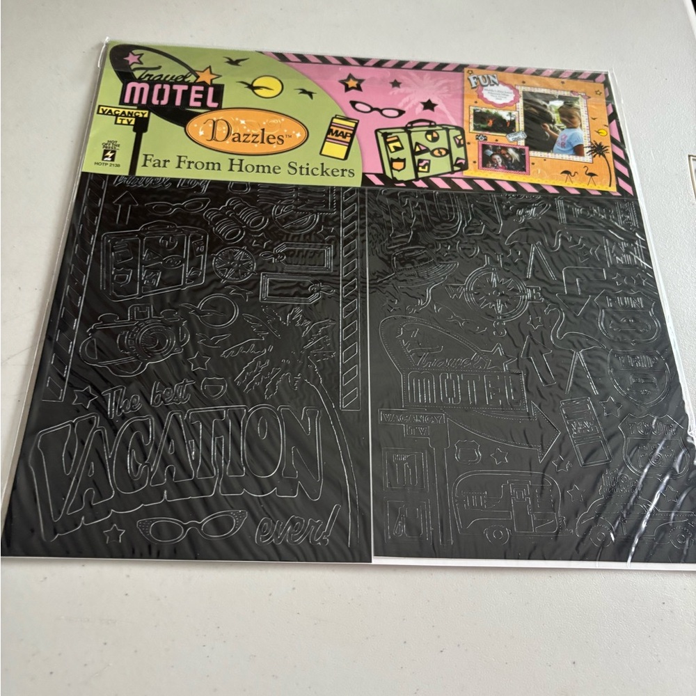 Vintage Travel Scrapbook Paper Set various pieces see pics. Vacation value pack - Picture 14 of 16